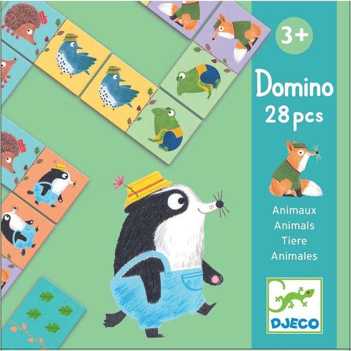 Djeco Domino gra logiczna Zwierzątka
