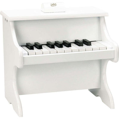 Vilac Białe pianino Instrument dla dzieci drewniany