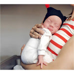 Lullalove Czapeczka dla maluszka MRB z uszkami i emblematem 0-1 m-cy - 4kidspoint.pl