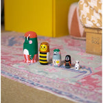 Petit Monkey Matrioszki drewniane 5 szt. Paddy & pals