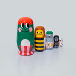 Petit Monkey Matrioszki drewniane 5 szt. Paddy & pals