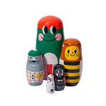 Petit Monkey Matrioszki drewniane 5 szt. Paddy & pals