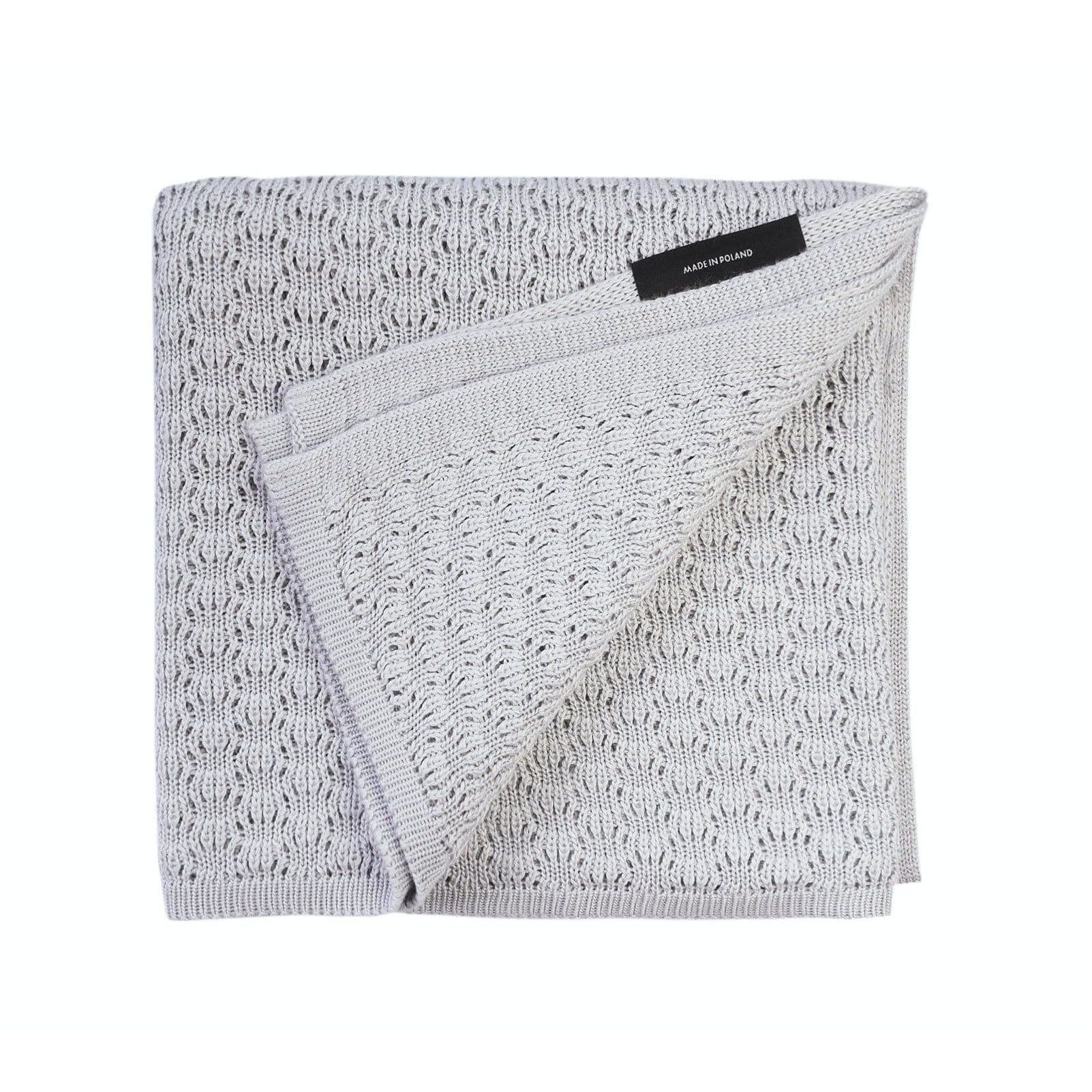 Lullalove Lekki otulacz kocyk bambusowy 90x90 cm motylek szary