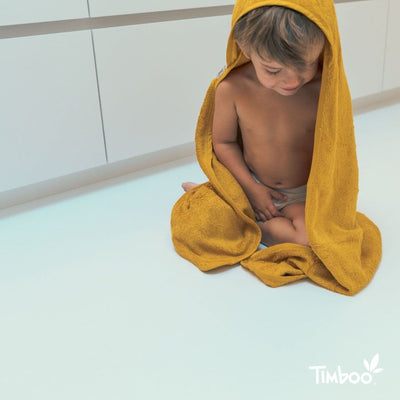 Timboo Ręcznik bambusowy z kapturkiem niebieski