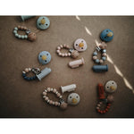 Mushie 2 pierwsze szczoteczki na palec Cambrige Blue & Shifting Sand