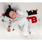 Lullalove Czapeczka dla maluszka MRB z uszkami i emblematem 0-3 m-cy - 4kidspoint.pl