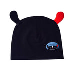 Lullalove Czapeczka dla maluszka MRB z uszkami i emblematem 0-3 m-cy - 4kidspoint.pl