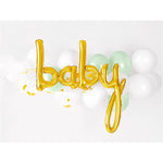 Party Deco Balon foliowy Baby, złoty, 73,5x75,5cm