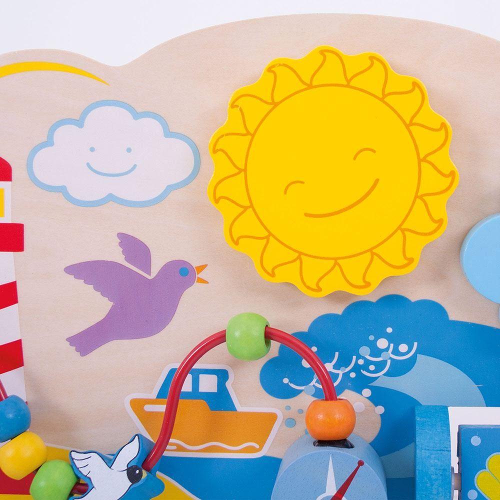 Bigjigs Toys Tablica manipulacyjna dla dzieci Morze