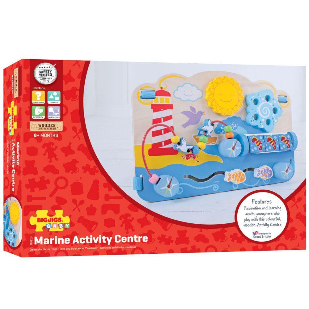 Bigjigs Toys Tablica manipulacyjna dla dzieci Morze