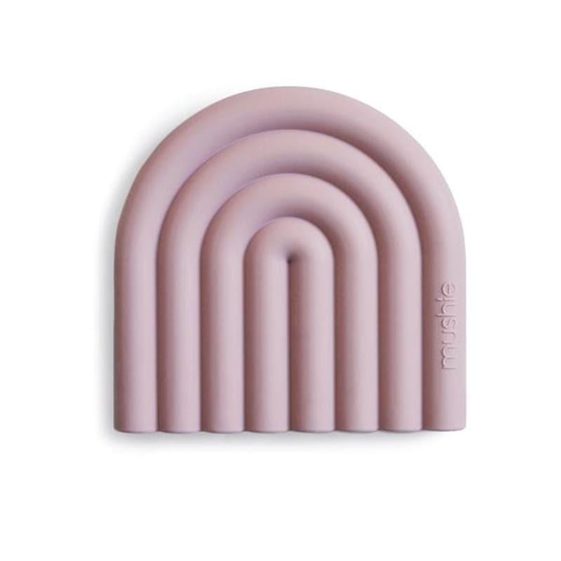 Mushie Gryzak silikonowy Rainbow Mauve