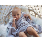 Memi Bambusowy kocyk baby blue 80x100