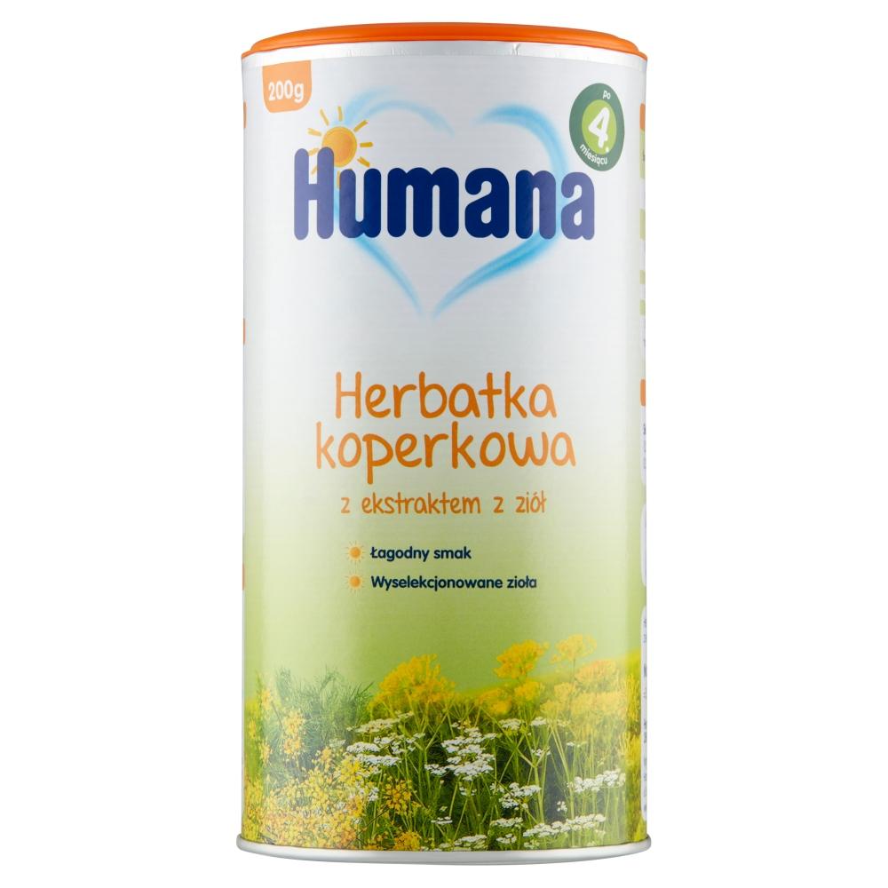 Humana Herbatka koperkowa z ekstraktem z ziół po 4. miesiącu 200 g