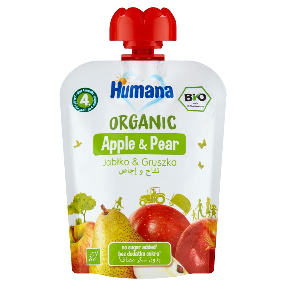 Humana Mus dla dzieci BIO jabłko-gruszka