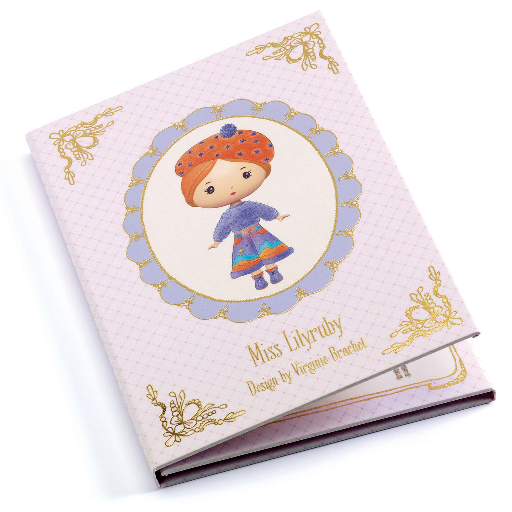 Djeco Naklejki wielokrotnego użytku dla dzieci Miss Lilyruby
