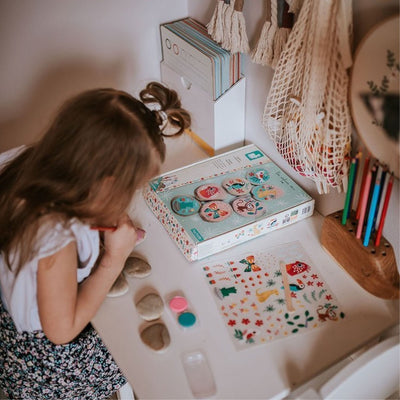 Janod Zestaw kreatywny Kamienie do ozdabiania - 4kidspoint.pl