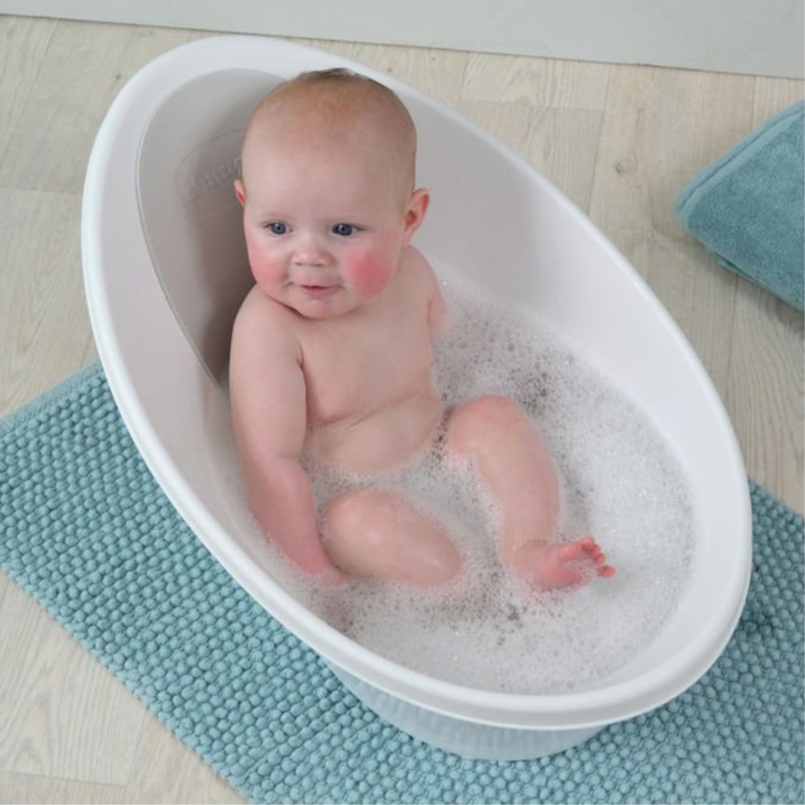 Shnuggle Wanienka dla Niemowlaka z Odpływem Baby Taupe