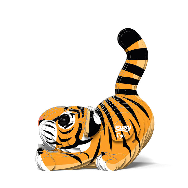 EUGY Puzzle 3D dla dzieci Układanka Tygrys