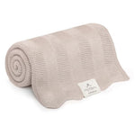 Memi Bambusowy kocyk light beige 80x100 cm
