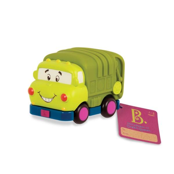 B.Toys Samochodzik z napędem śmieciarka greenqueen mini wheeee-ls