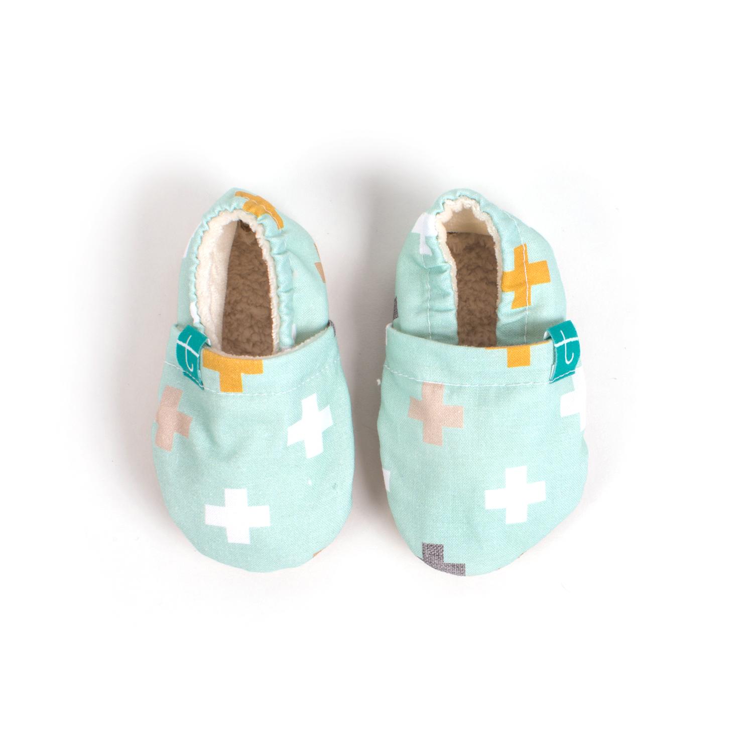 Papcie Swiss Cross Mint 0-3 m Titot - 4kidspoint.pl