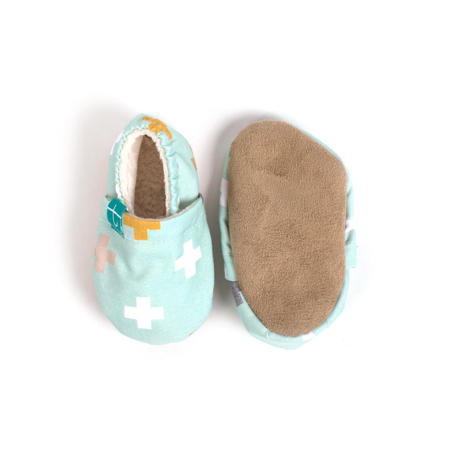 Papcie Swiss Cross Mint 0-3 m Titot - 4kidspoint.pl