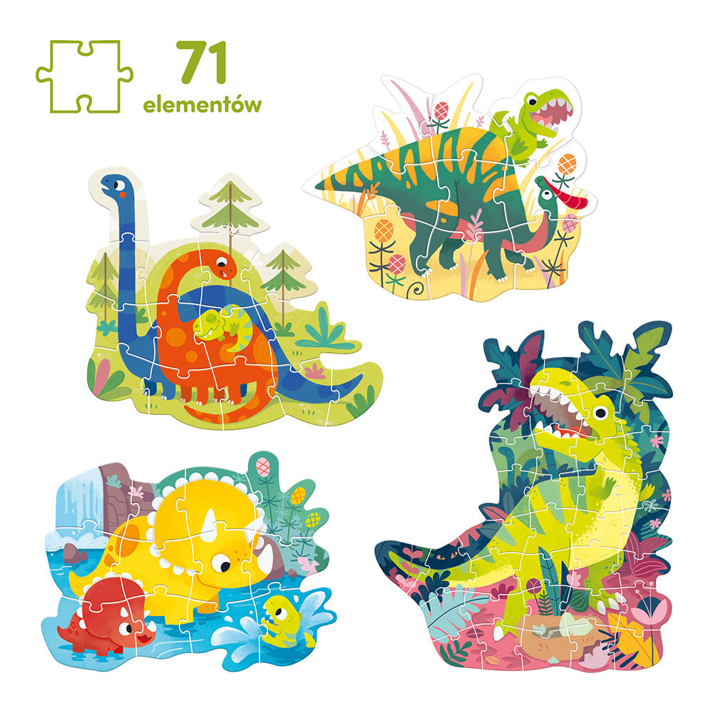 CzuCzu Puzzle Układam Dinozaury