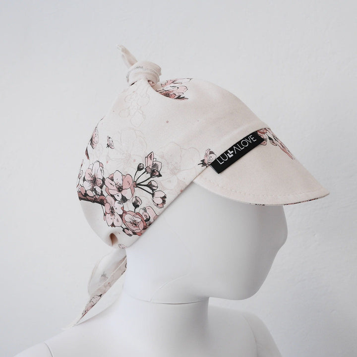 Lullalove Bawełniana chustka z daszkiem - Sakura