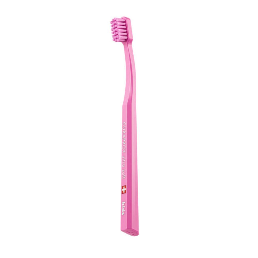 Curaprox Kids Szczoteczka dla dziecka ultra soft różowa 4+