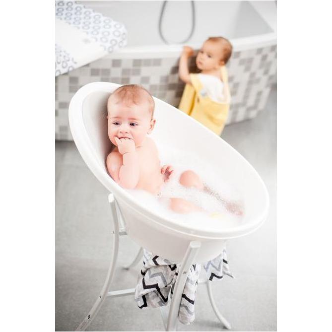 Shnuggle Wanienka Baby wiaderko z piankowym oparciem szara