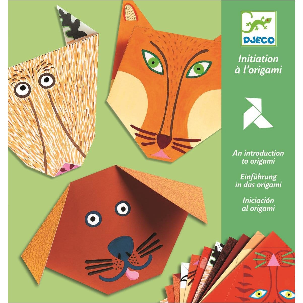 Djeco Zestaw kreatywny Origami i naklejki Zwierzęta