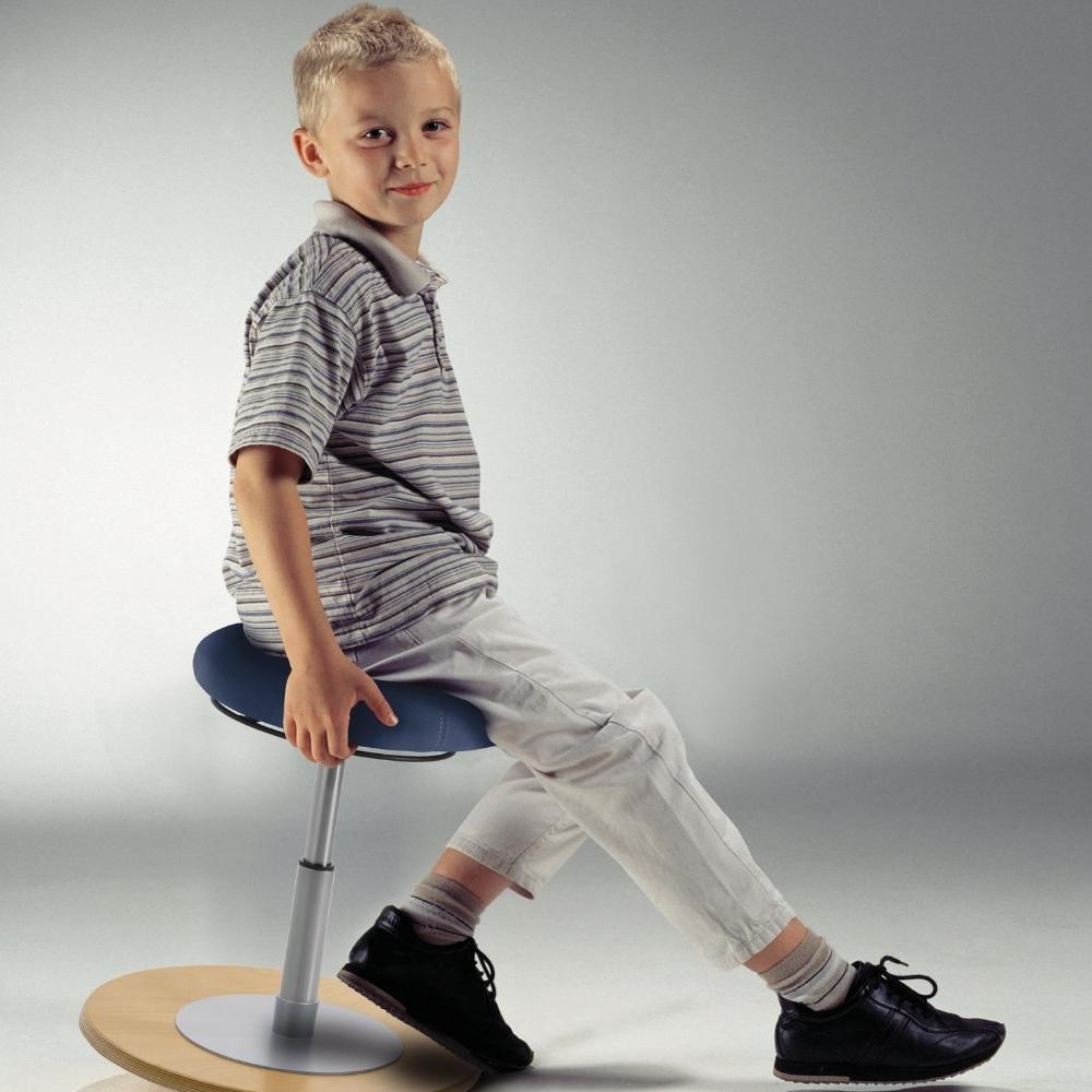 Mayer MyErgosit Taboret stołek balansujący Krzesło 3D 37-50cm podstawa sklejka naturalna 1102 N