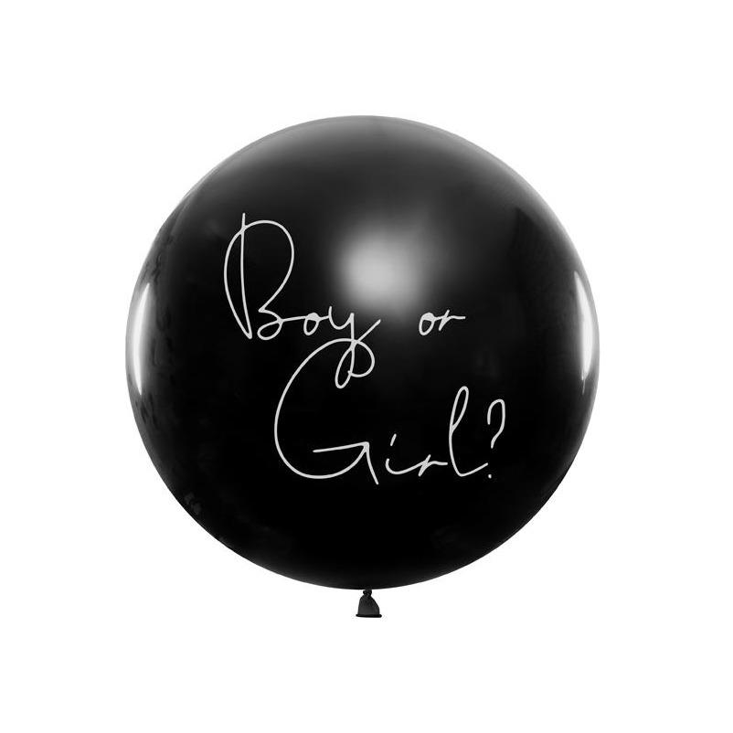 Party Deco Balon Gender Reveal Chłopiec 1m - 4kidspoint.pl