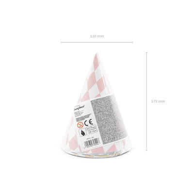 Party Deco Czapeczki Yummy 10cm 6 szt. - 4kidspoint.pl