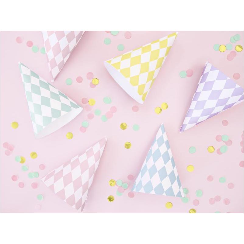 Party Deco Czapeczki Yummy 10cm 6 szt. - 4kidspoint.pl