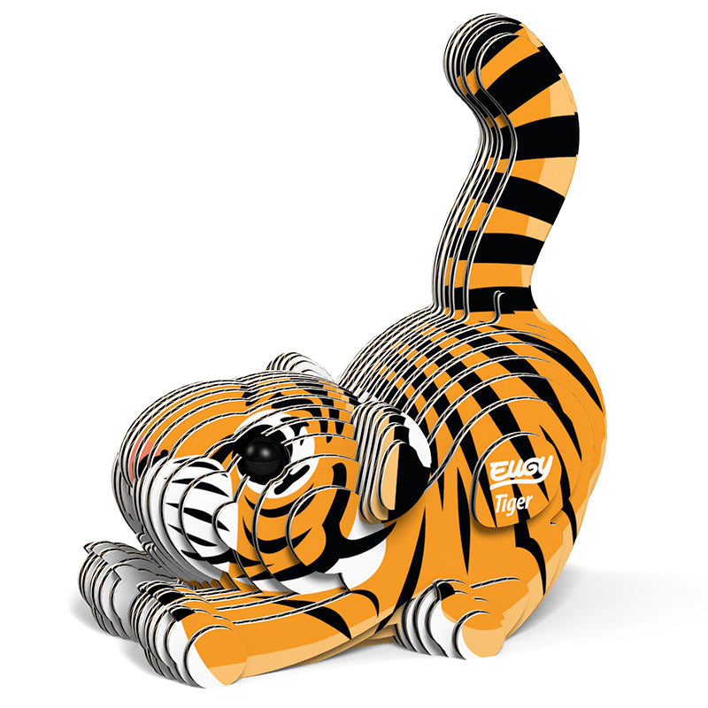 EUGY Puzzle 3D dla dzieci Układanka Tygrys
