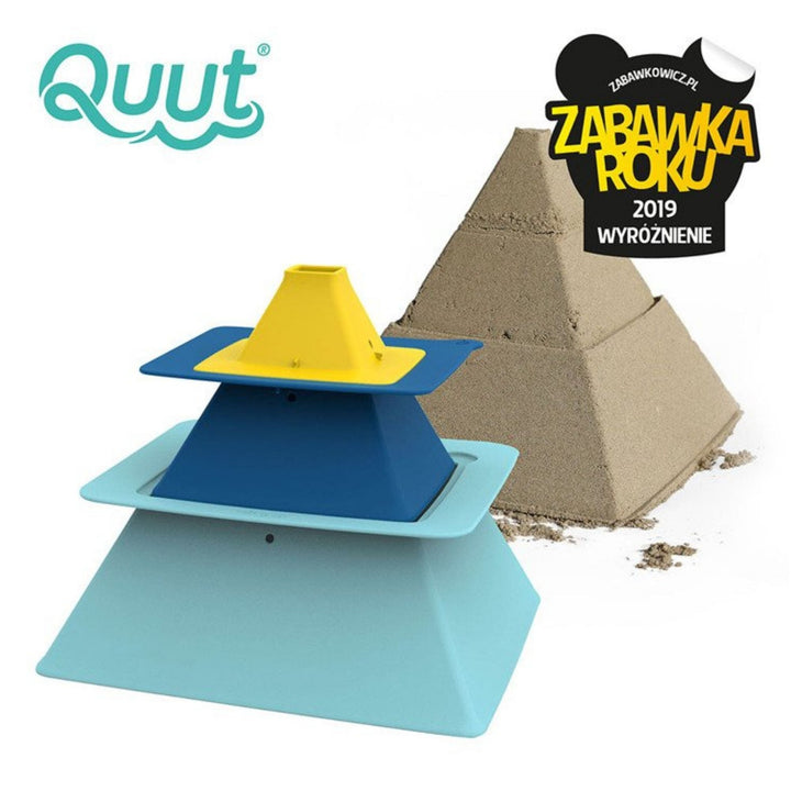 QUUT Zabawki do piasku 3 foremki Pira do budowy piramid Quut - 4kidspoint.pl