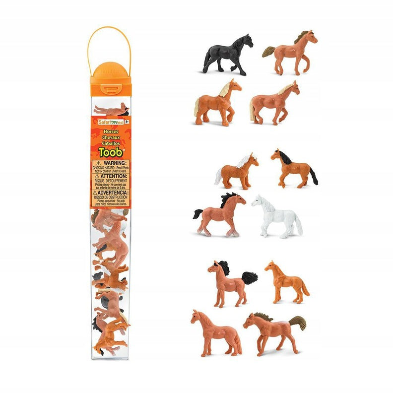 Safari Ltd Figurki Koni Zestaw figurek Montessori