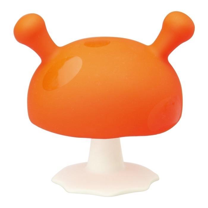 Mombella Gryzak Uspokajający Mushroom pomarańczowy - 4kidspoint.pl