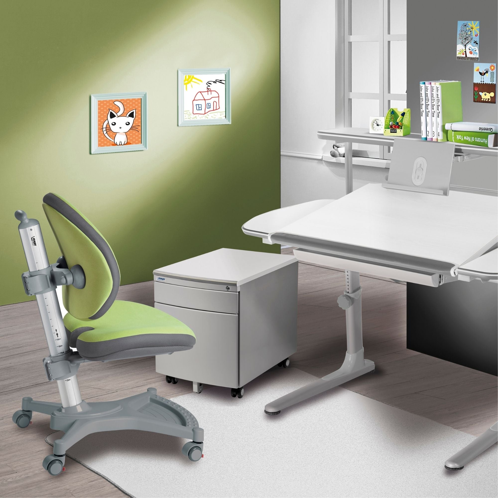 Mayer Ergonomiczne krzesło rosnące z dzieckiem MyPony antracyt
