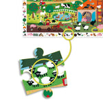 Djeco Puzzle dla dzieci obserwacyjne Farma 35 el.