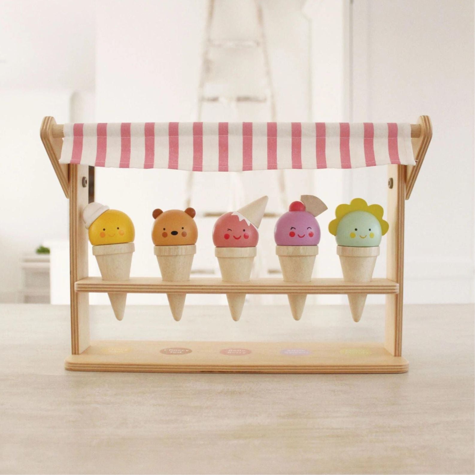 Tender Leaf Toys Mini lodziarnia z lodami w rożkach