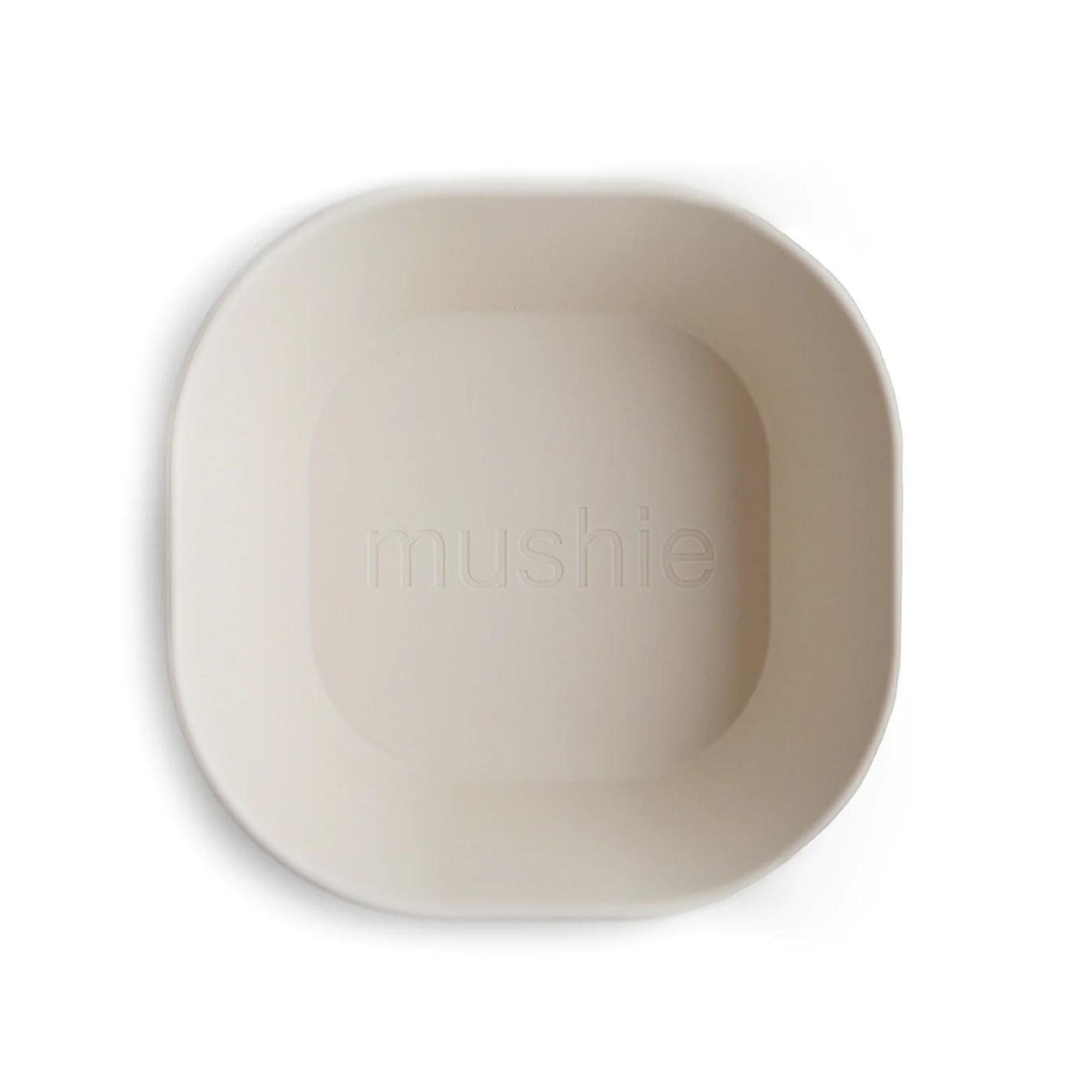 Mushie Miseczki dla dzieci Square Ivory