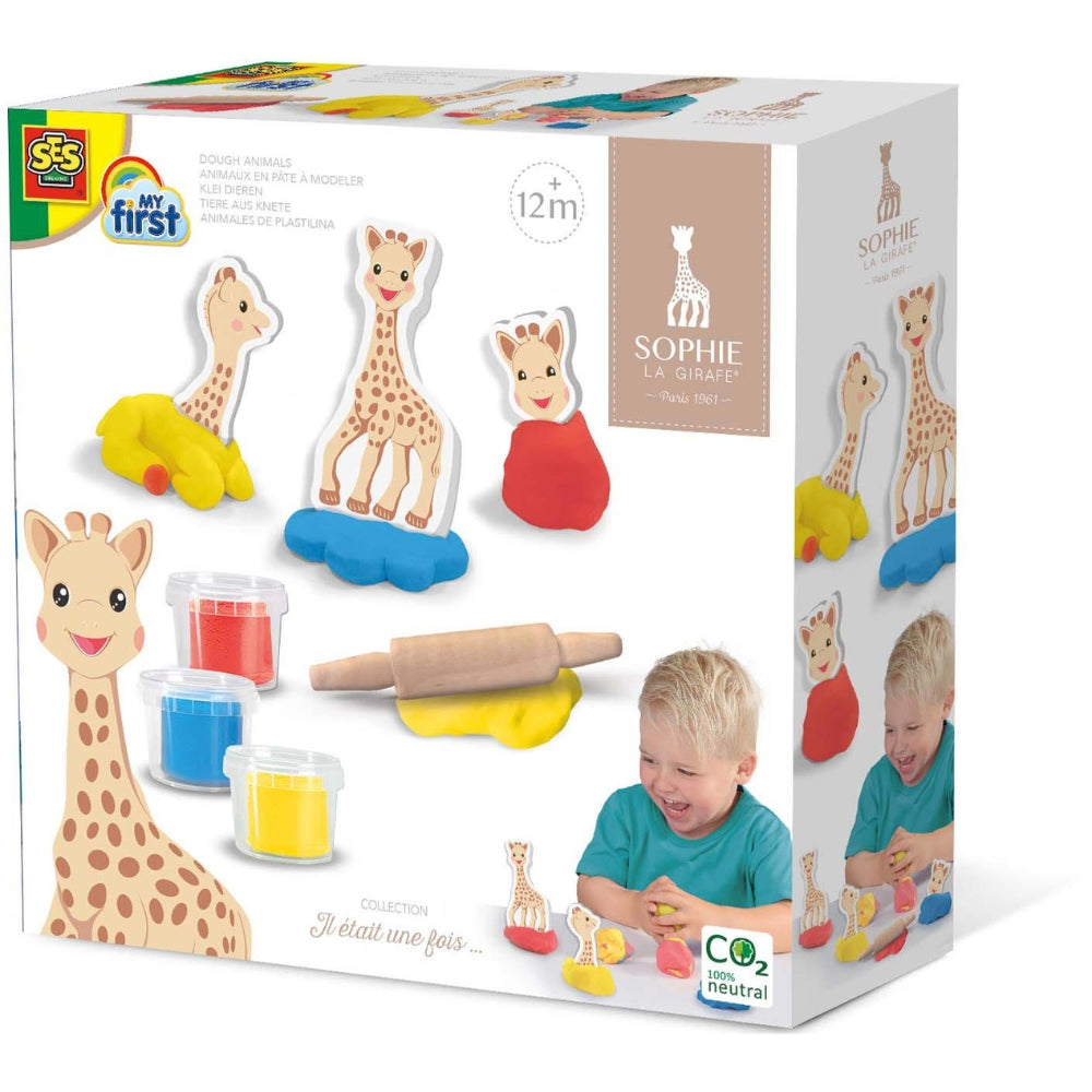 SES Ciasto masa plastyczna dla dzieci zwierzątka żyrafa Sophie
