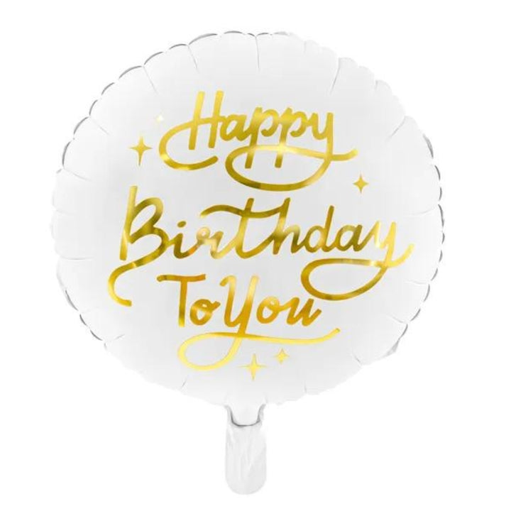 Party Deco Balon urodzinowy Happy Birthday To You