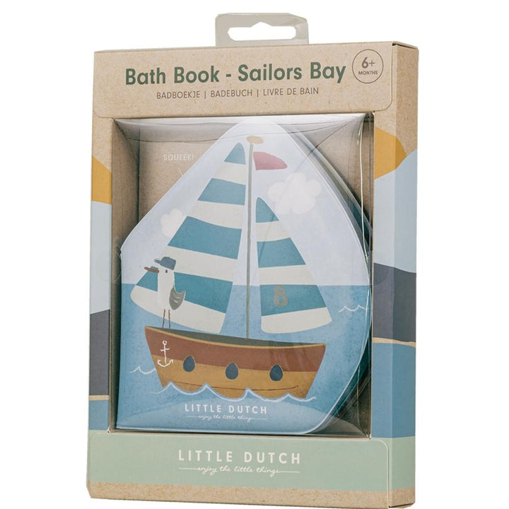Little Dutch zabawka do kąpieli książeczka Sailors bay