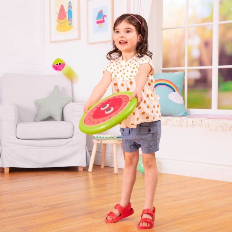 B.Toys Gra zręcznościowa Sprężyste dyski z kudłatymi piłeczkami