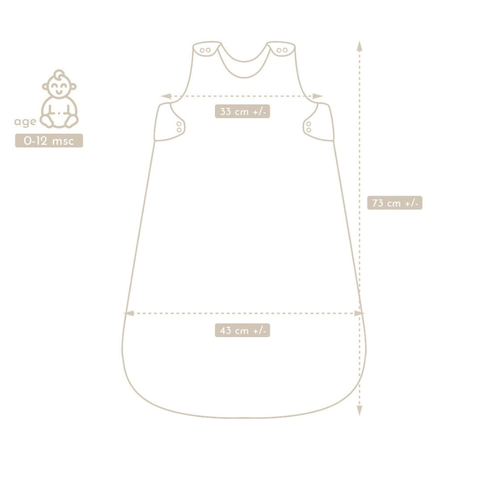 Baby Steps Śpiworek dla niemowlaka One size Goose Family 1 TOG