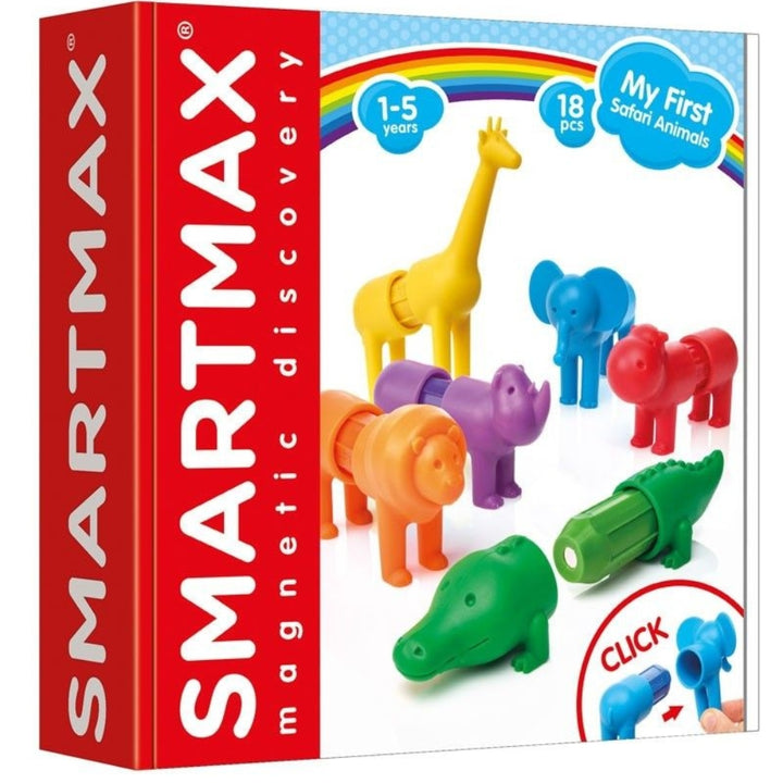 Smart Max Klocki magnetyczne My First Safari Animals IUVI Games