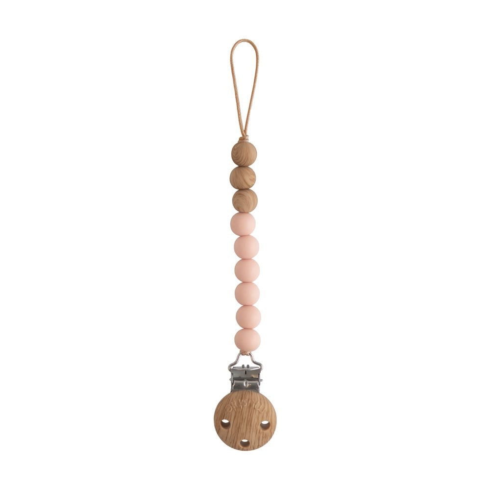 Mushie Koralikowa zawieszka do smoczka Eva Blush